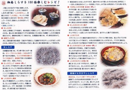 湘南しらすを100倍楽しむレシピ！（2011年版）